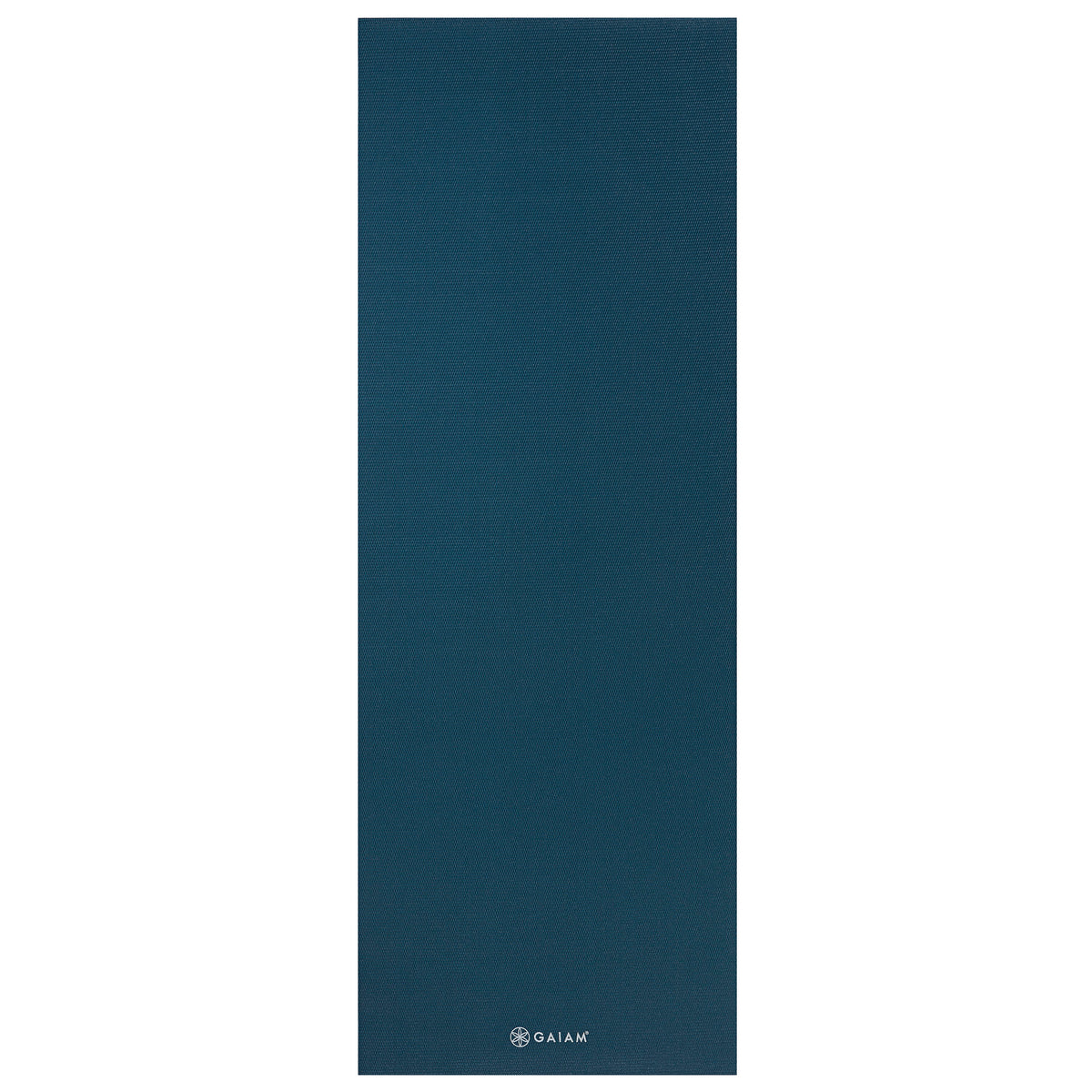 Gaiam Solid Color Yoga Mat Marine flat