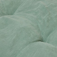 Gaiam Zabuton Floor Cushion Sage fabric closeup