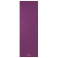 Gaiam Essentials Yoga Mat Purple flat