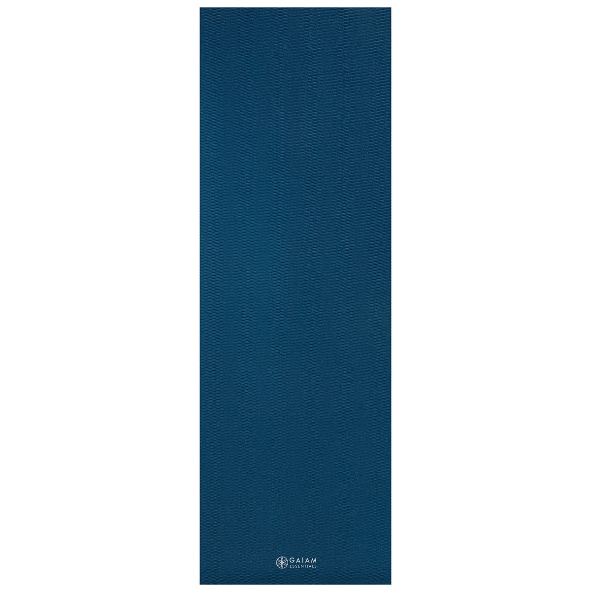 Gaiam Essentials Yoga Mat Navy flat