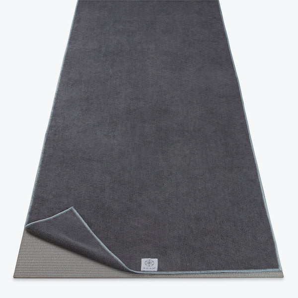 Yoga Mat Towel in Folkstone Gray